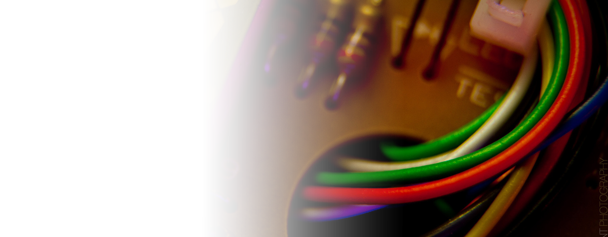 High-density small-gauge electronics assemblies, PCB board integration, and sensor data cables.